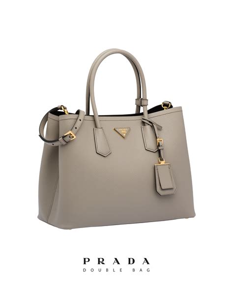 Prada double saffiano leather bag